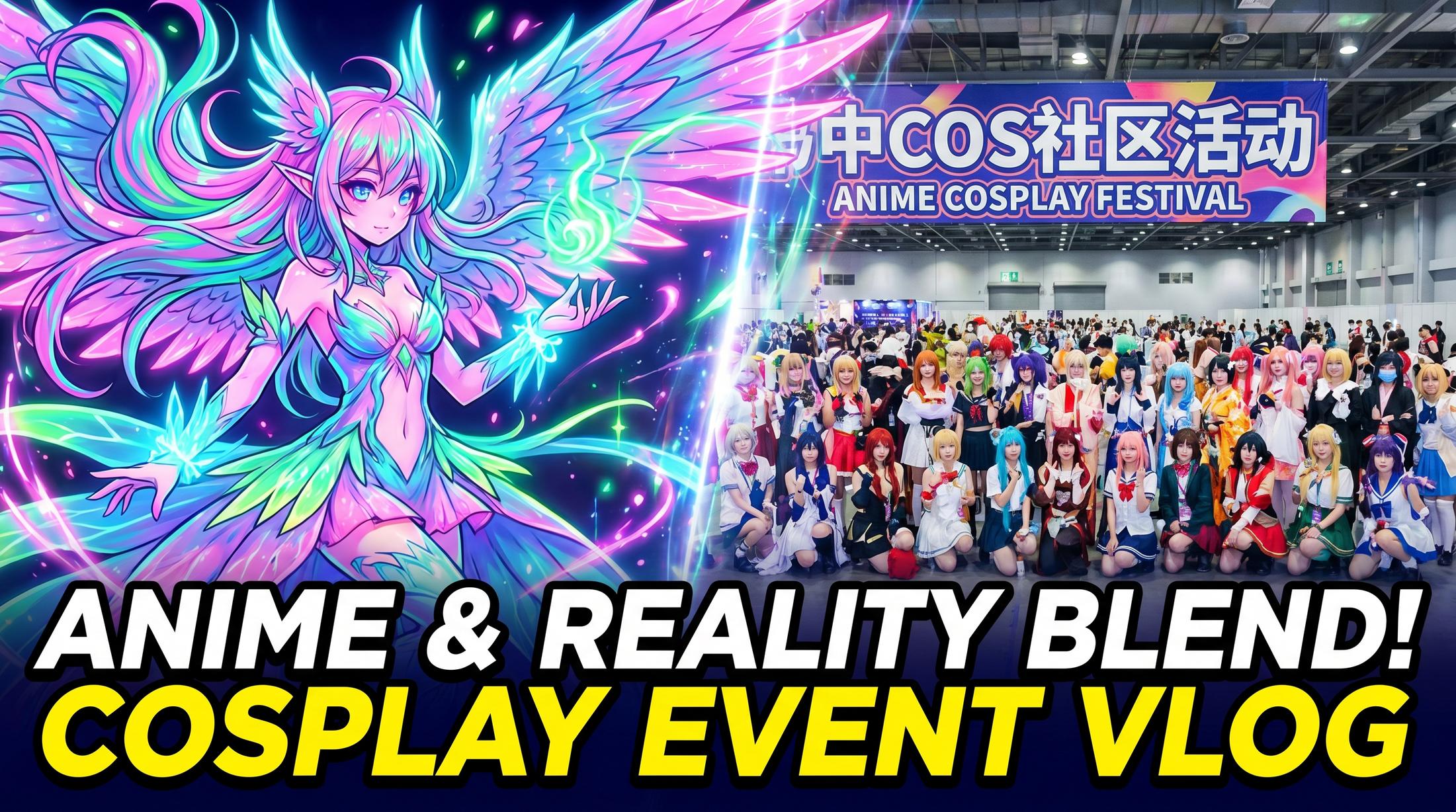 直播录屏,二次元：漫展Cosplay活动合影